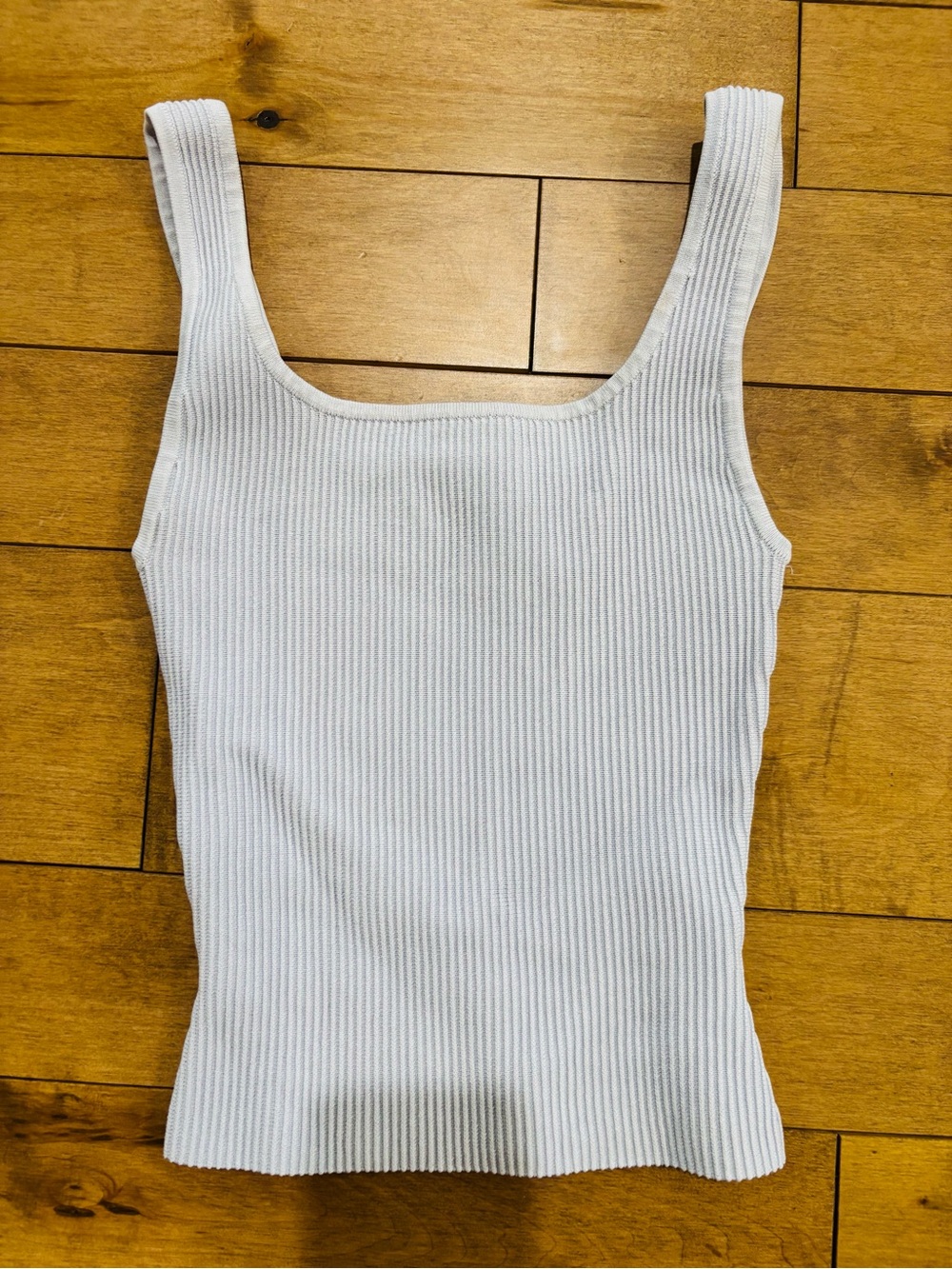 Aritzia sculpt knit Square-Neck Tank Top